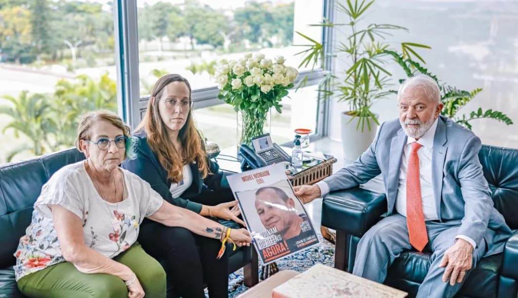 Lula recebre família de brasileiro sequestrado pelo Hamas