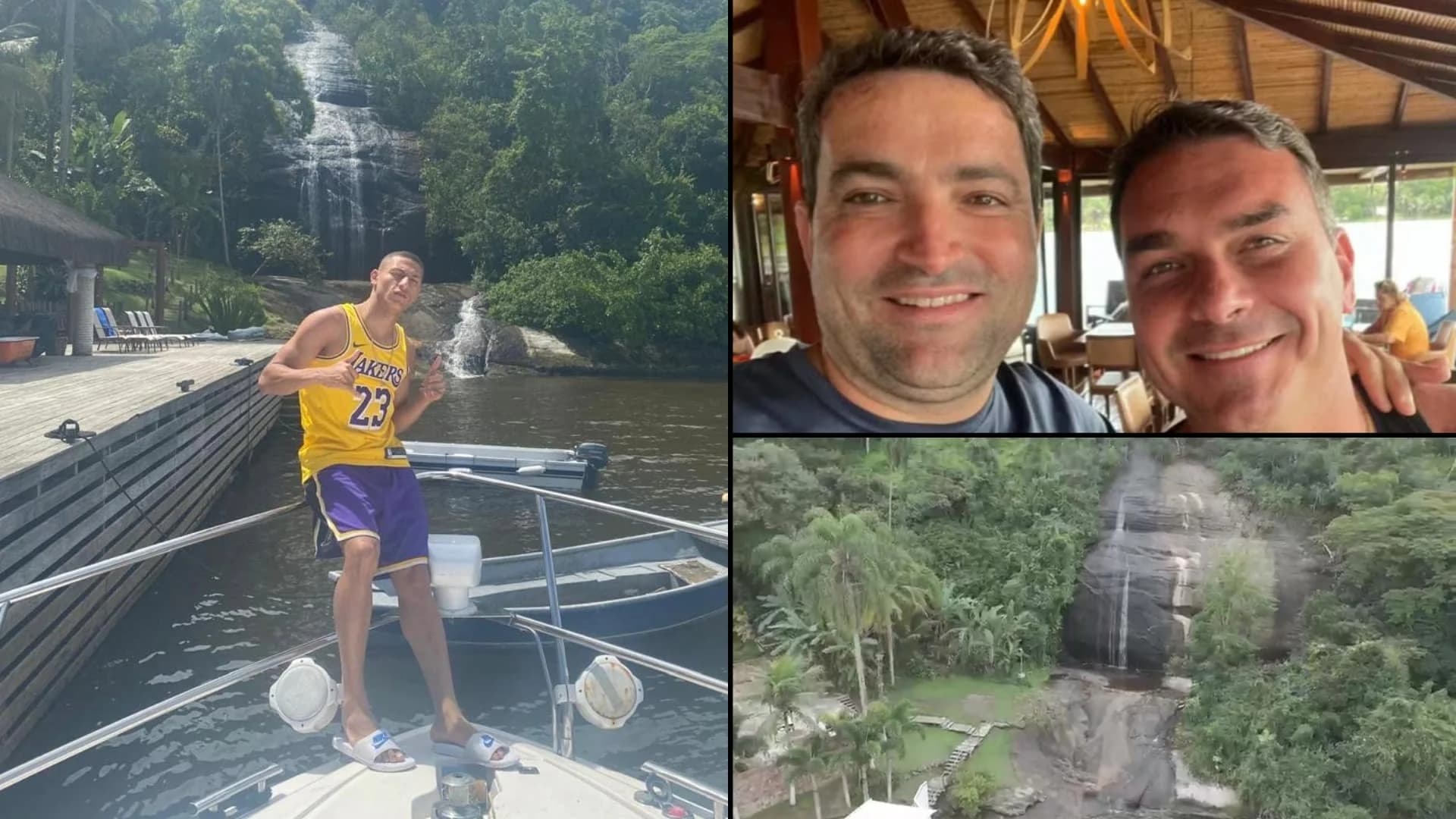 Escândalo em Angra: Richarlison acusa Flávio Bolsonaro de tomar sua ilha e aciona PF