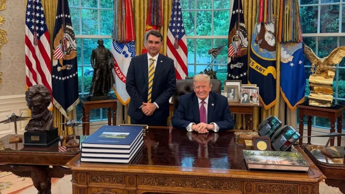 Governo Trump articulou fuga de Flávio Bolsonaro do Brasil para os Estados Unidos