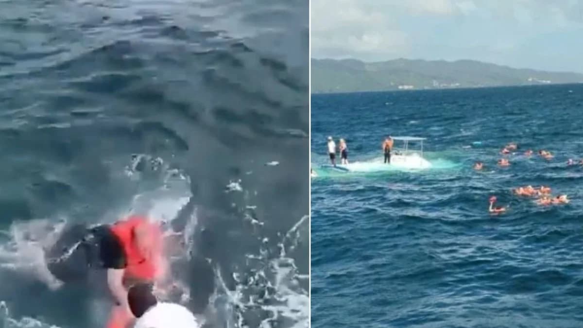 Catamarã com turistas afunda no Caribe e deixa dezenas à deriva