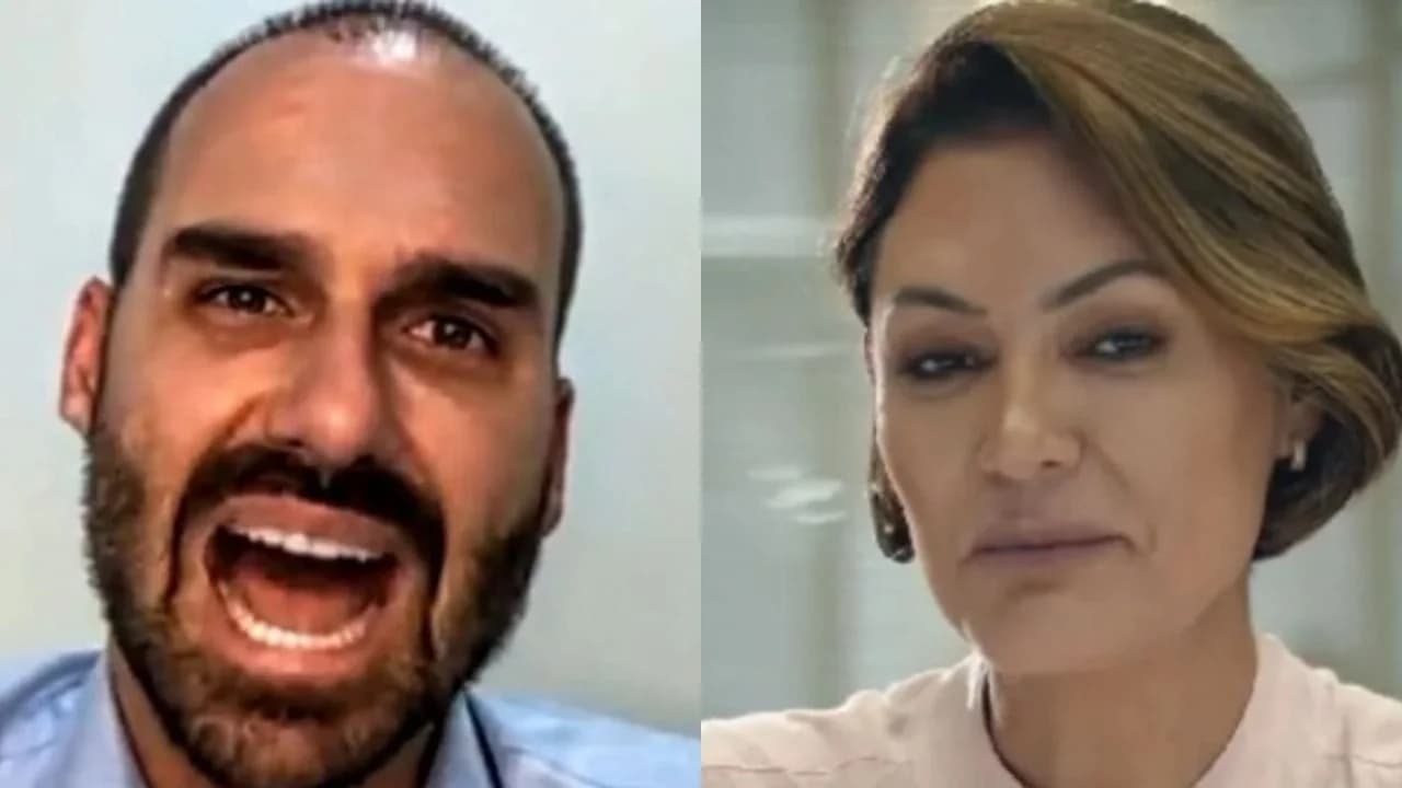 Racha no clã Bolsonaro: Eduardo ataca Michelle e expõe crise no PL