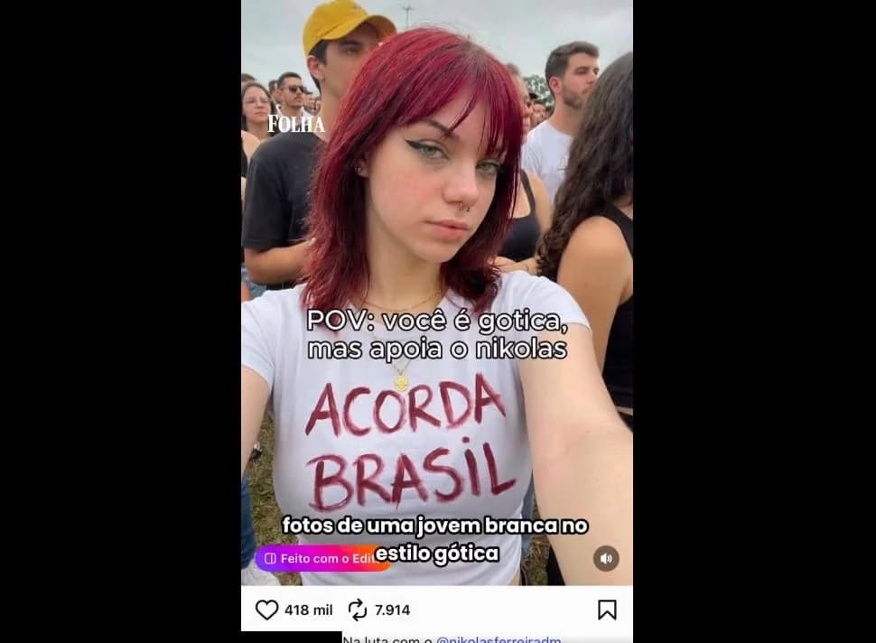 IA explora ato de Nikolas para vender pornografia e inflar público