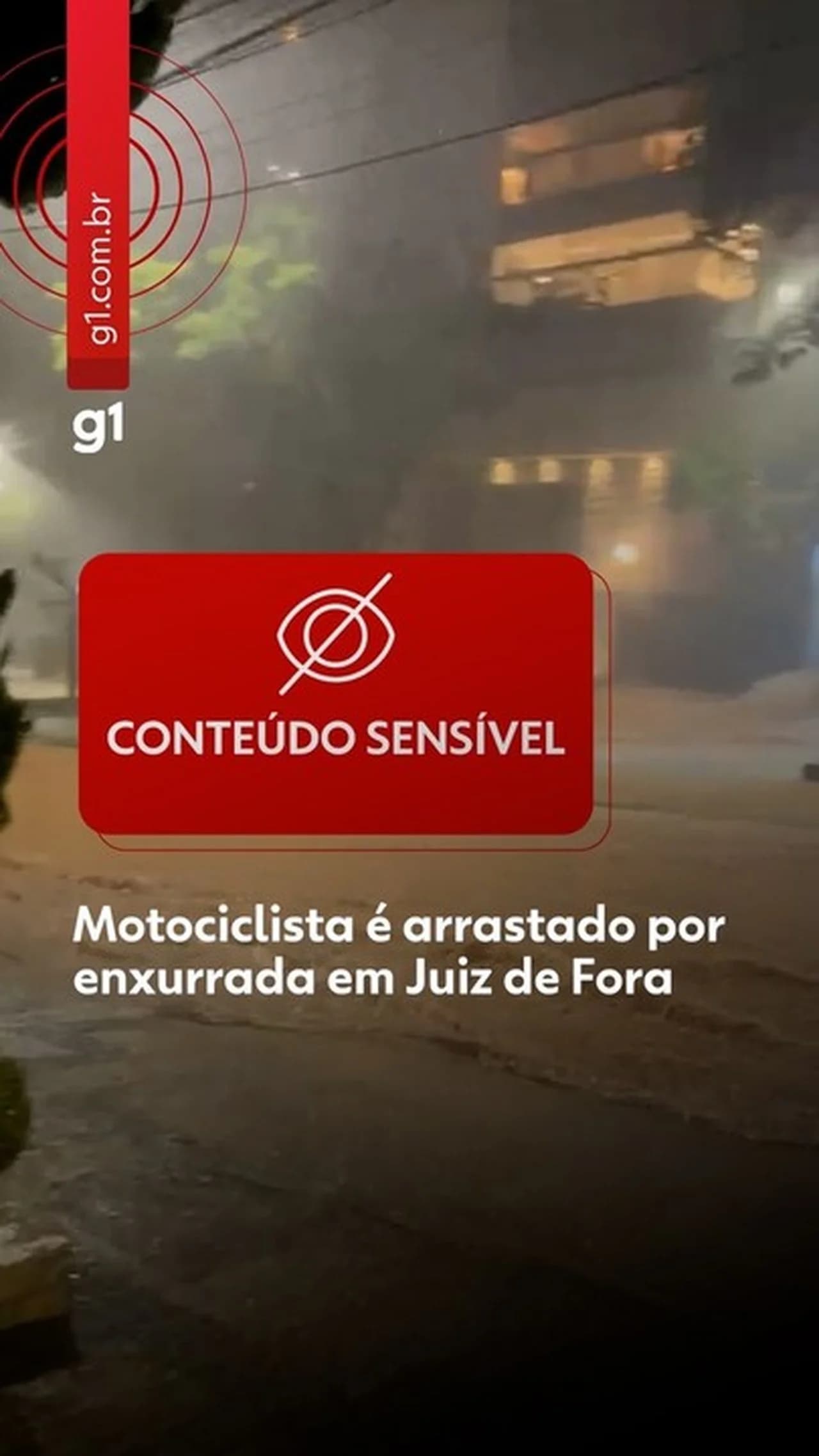 Enxurrada arrasta motociclista em Juiz de Fora; região soma mortos e desabrigados