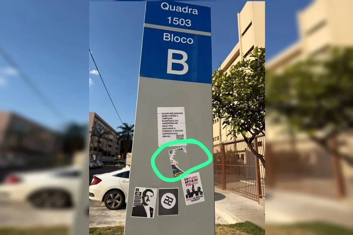 PCDF busca autores de cartazes com suástica