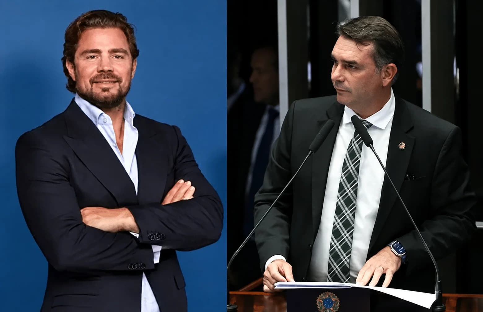 Flávio Bolsonaro se desespera na TV ao tentar explicar fortuna recebida de banqueiro