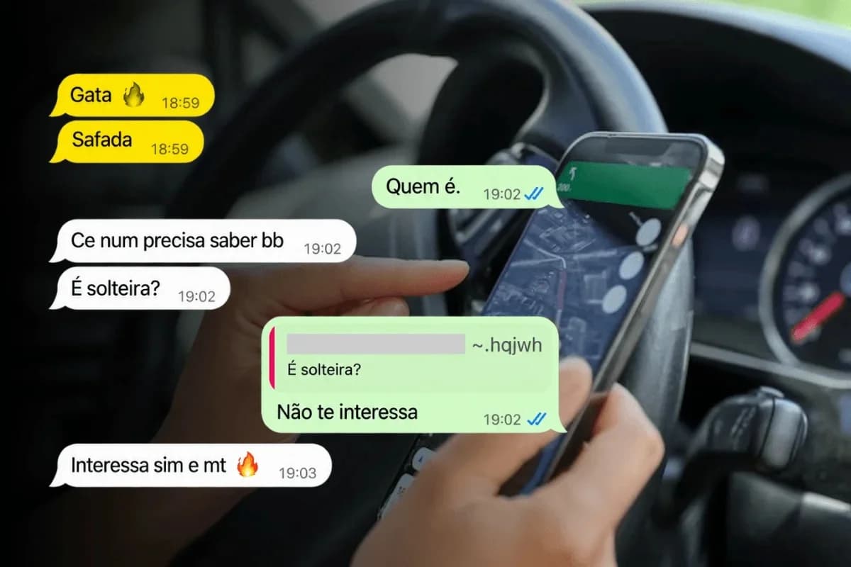 Motorista de aplicativo ameaça colegas com armas e pornografia após expulsão de grupo