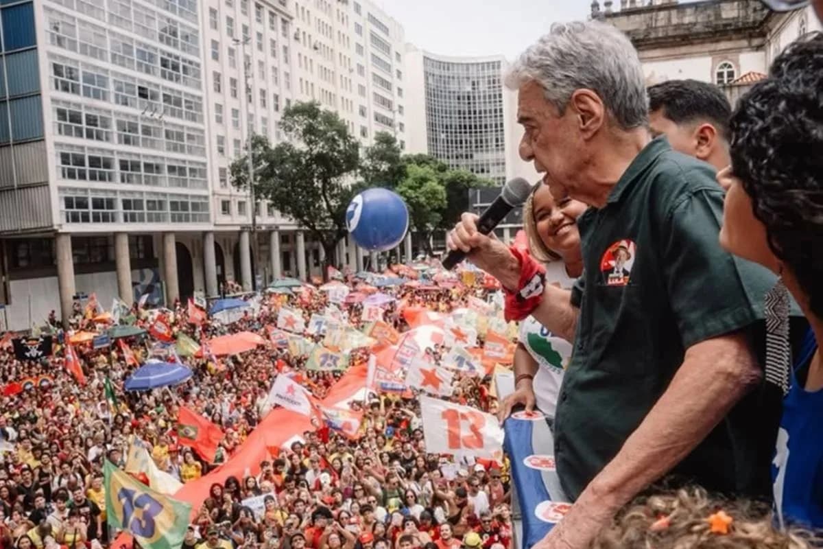 Alerta nas urnas: Milhares tomam as ruas do Rio para garantir a reeleição de Lula