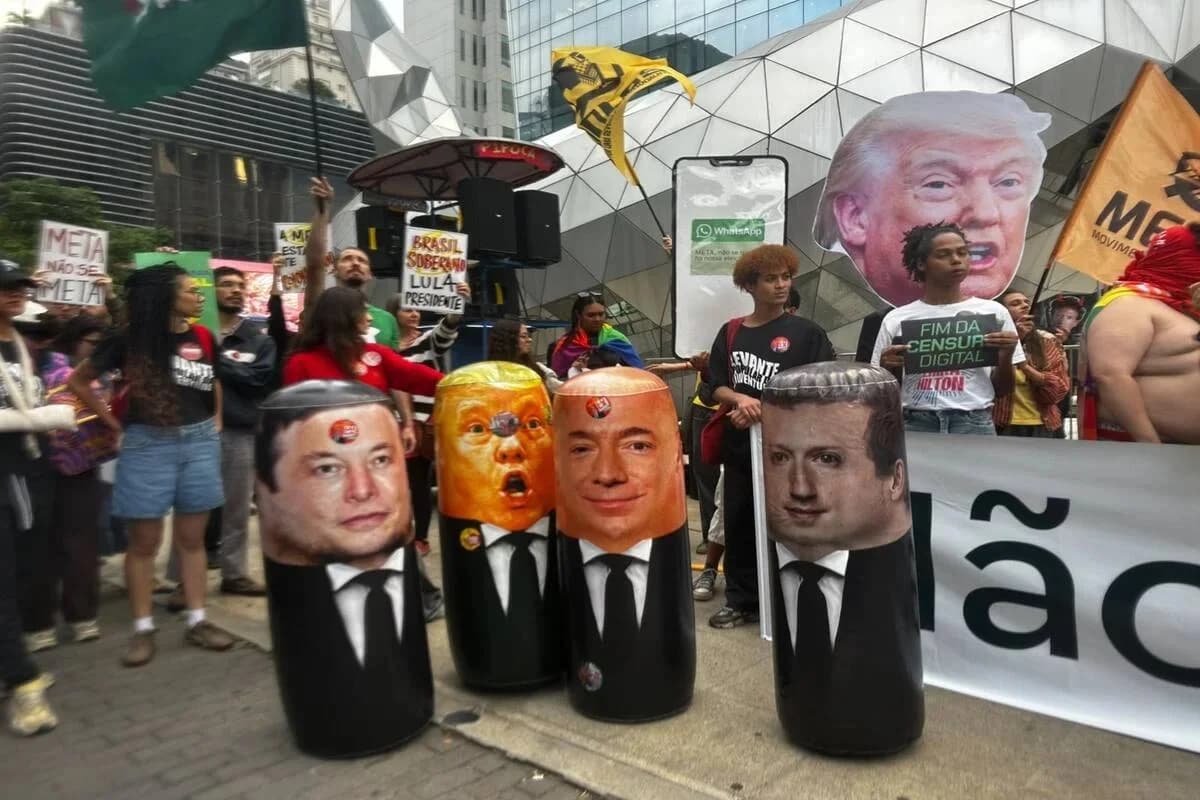 Ato em São Paulo denuncia interferência da Meta para favorecer bolsonarismo na eleição