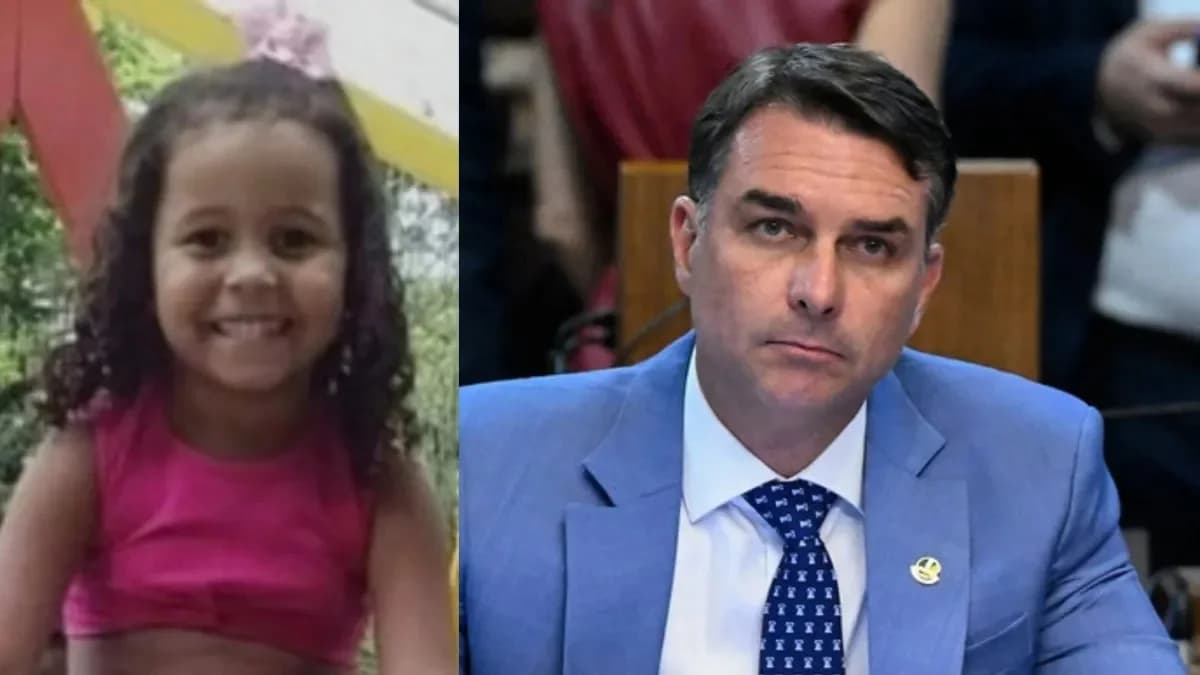 "Perco a esperança": Mãe de menina morta acusa Flávio Bolsonaro de blindar acusado