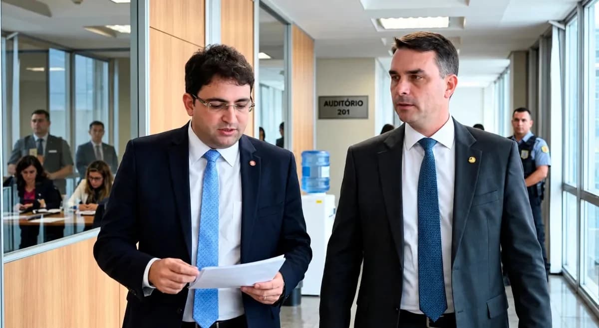 PF investiga rota de fuga de Flávio Bolsonaro em jato particular para a Argentina