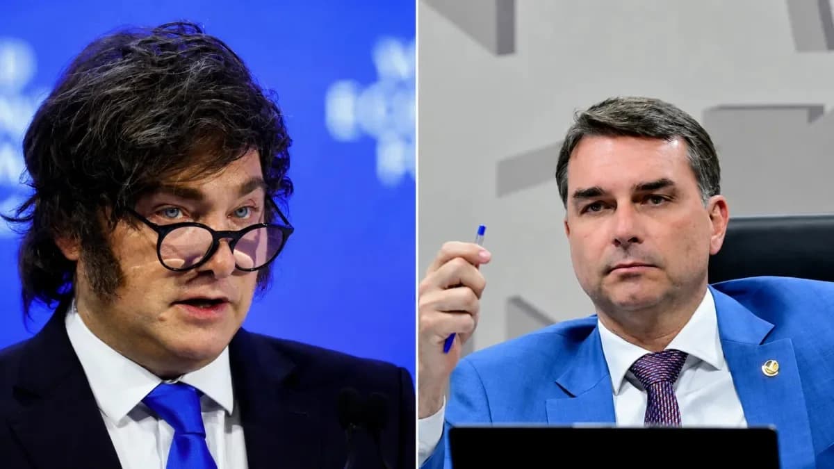 Justiça da Argentina cerca governo Milei e manda guardar imagens da fuga de Flávio Bolsonaro